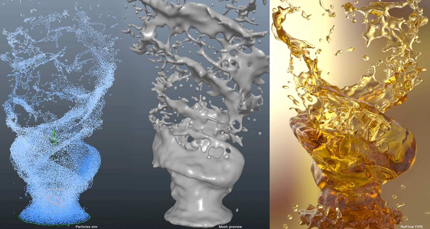 mix Liquid 3D Advertising  behind the scenes campaign key visual making of Rum Spirits