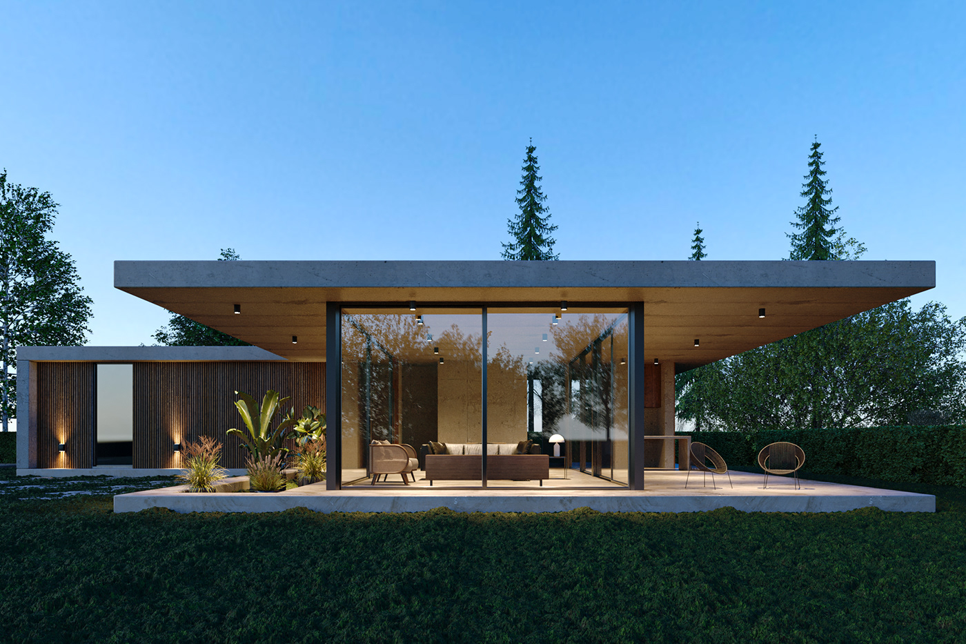3ds max architecture Render visualization 3D modern interior design  exterior