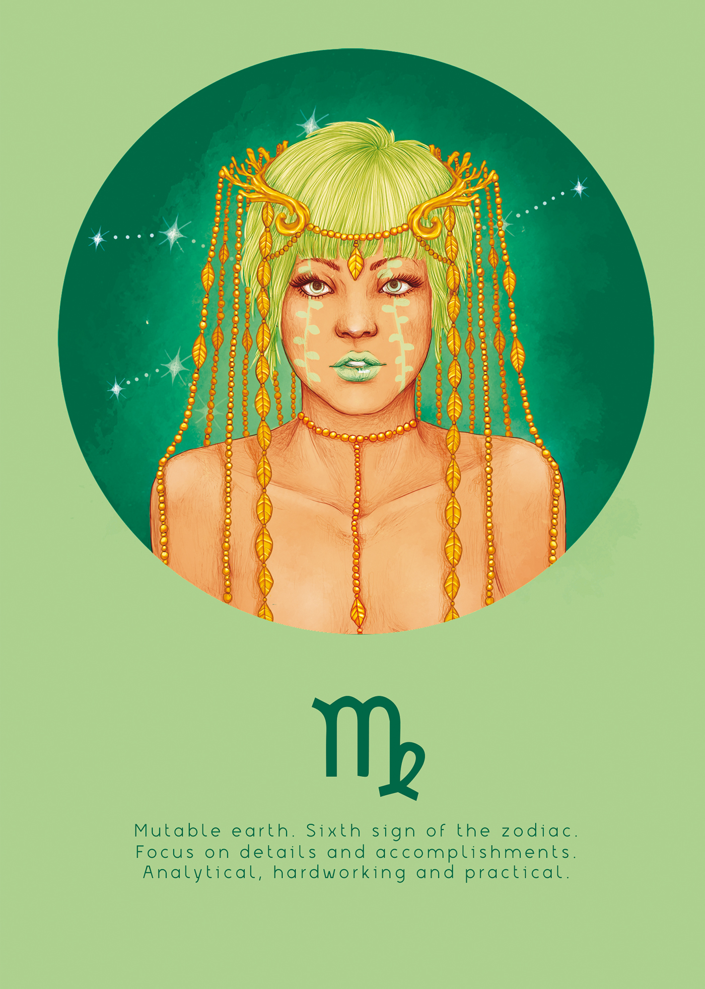 zodiac Virgo virgem Verde aodiaco signos