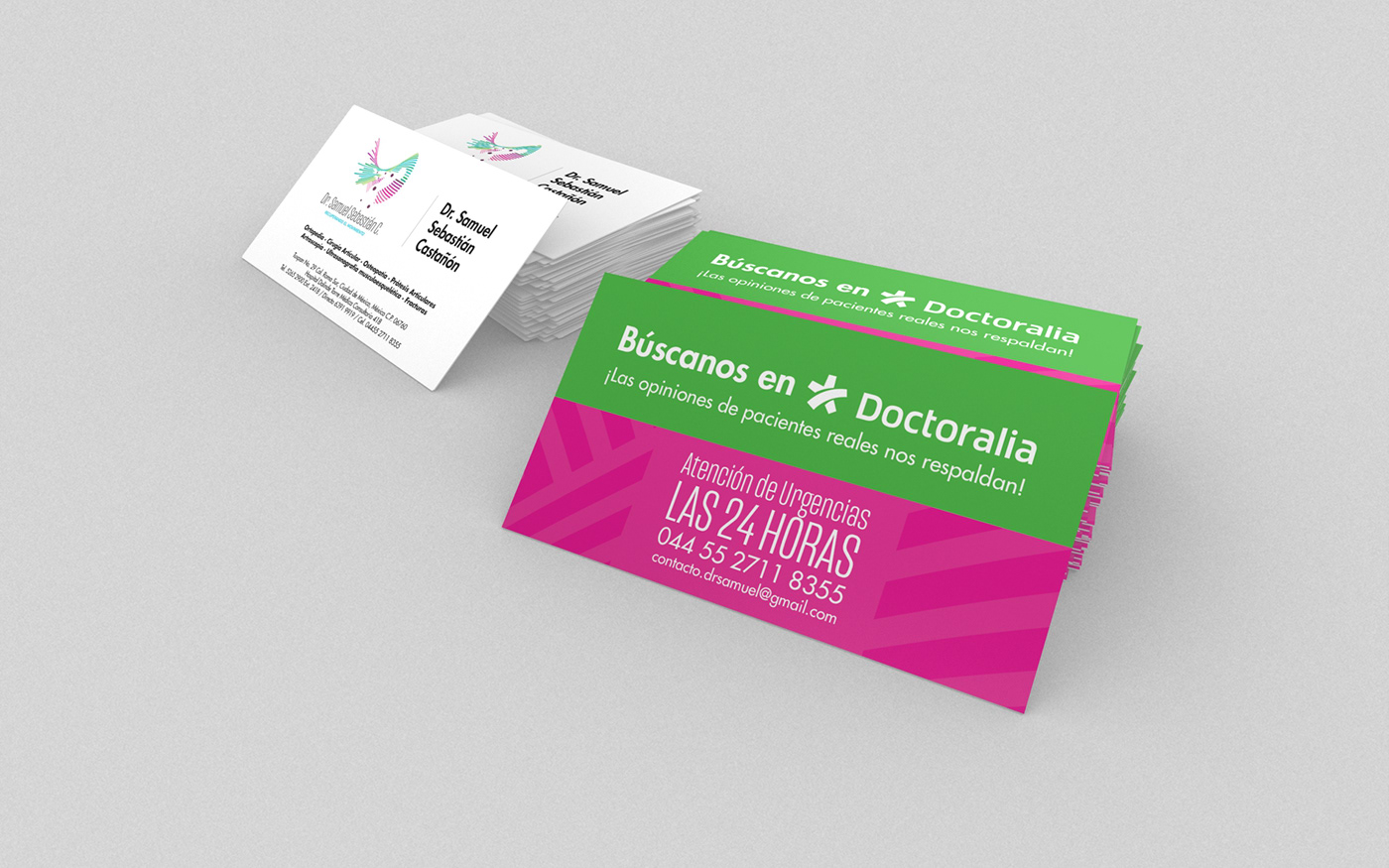doctor colors minimalist consultório Movimiento branding  design