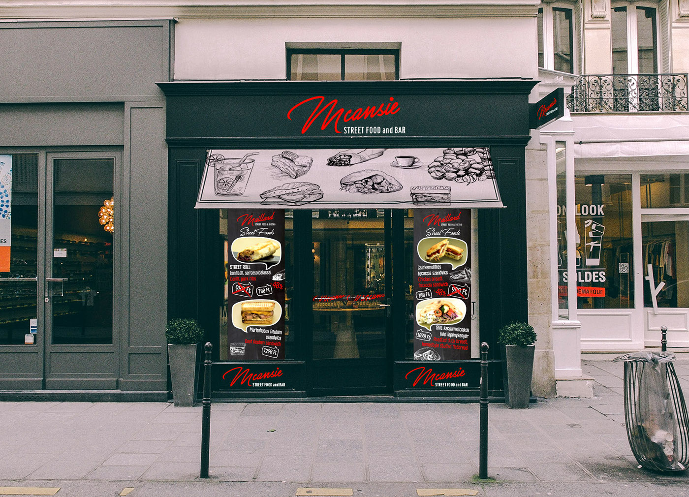 Webdesign branding  logo identity package restaurant foodporn burger bar mock