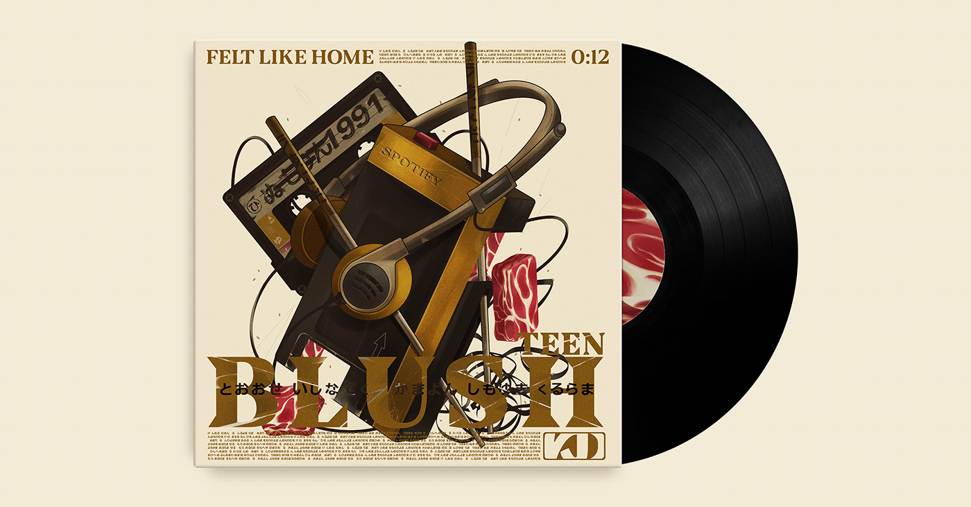 Album album music cartel cd cover graphic design  ILLUSTRATION  music Music Packaging vinyl