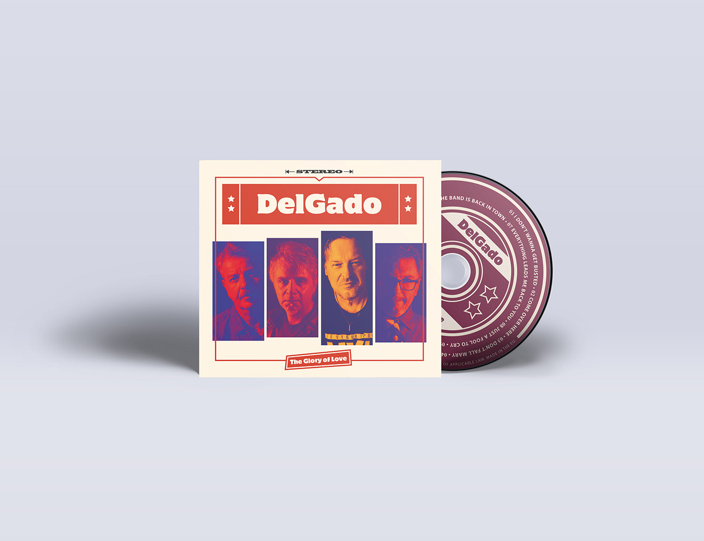 Delgado CD Digipack cd booklet art direction  Graphic Designer music record rock