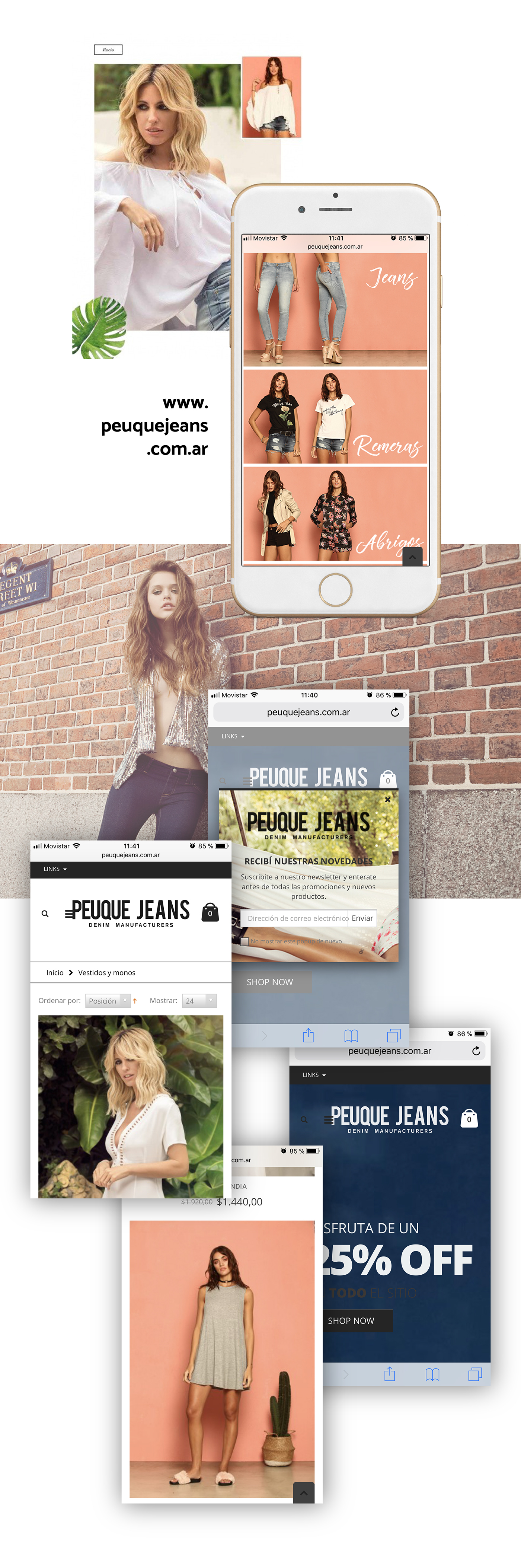 Fashion  Web Website shop Ecommerce jeans design graphic design  moda typo