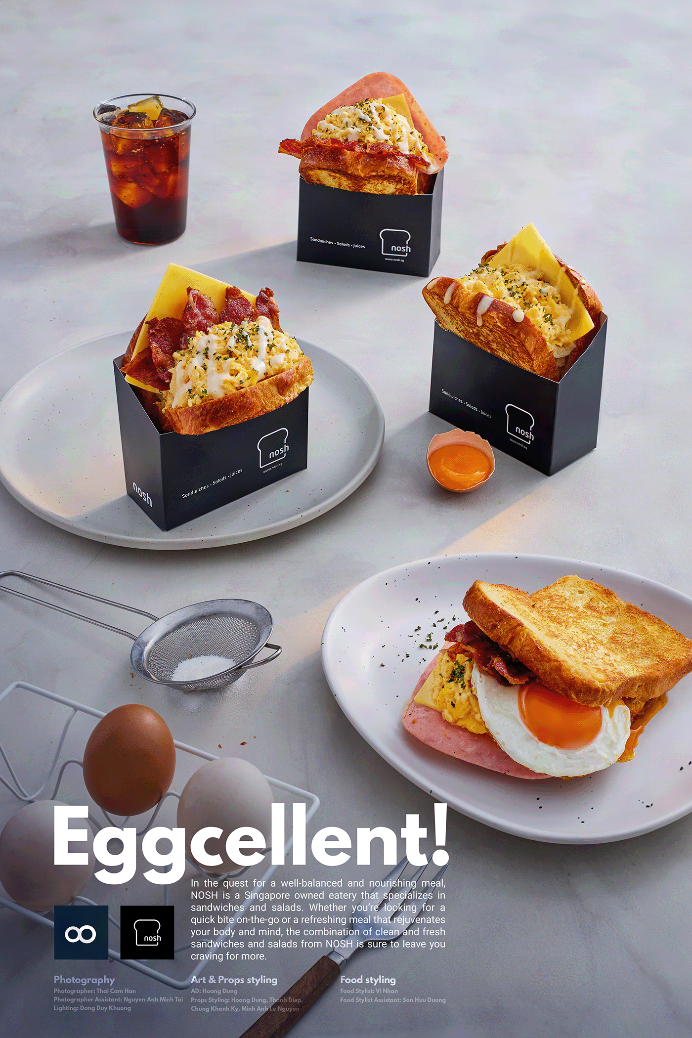 food photography sandwich restaurant menu Advertising  food styling eggdrop