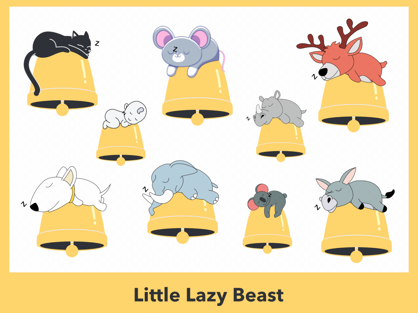 after effects animals beast bodymovin cute json lazy lottie 