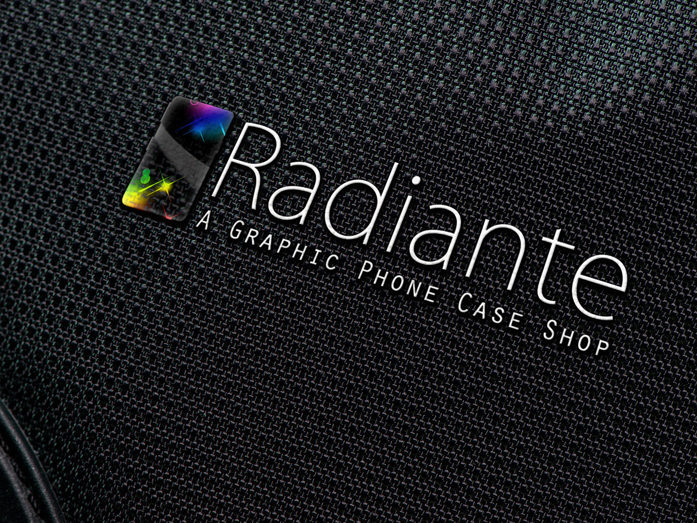 branding  design graphic phone case radiante   shop product print graphic design 