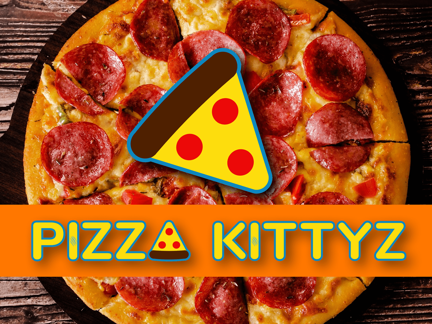 brand Brand Design cats graphic design  hoodies identity logo mockups Pizza shirts