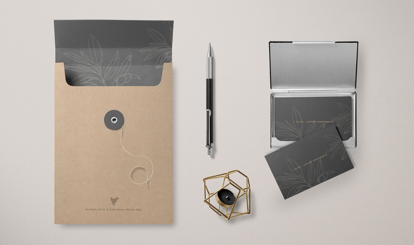 Diseño de papelería para hotel. Institutional stationery. Collateral, office, branding materials