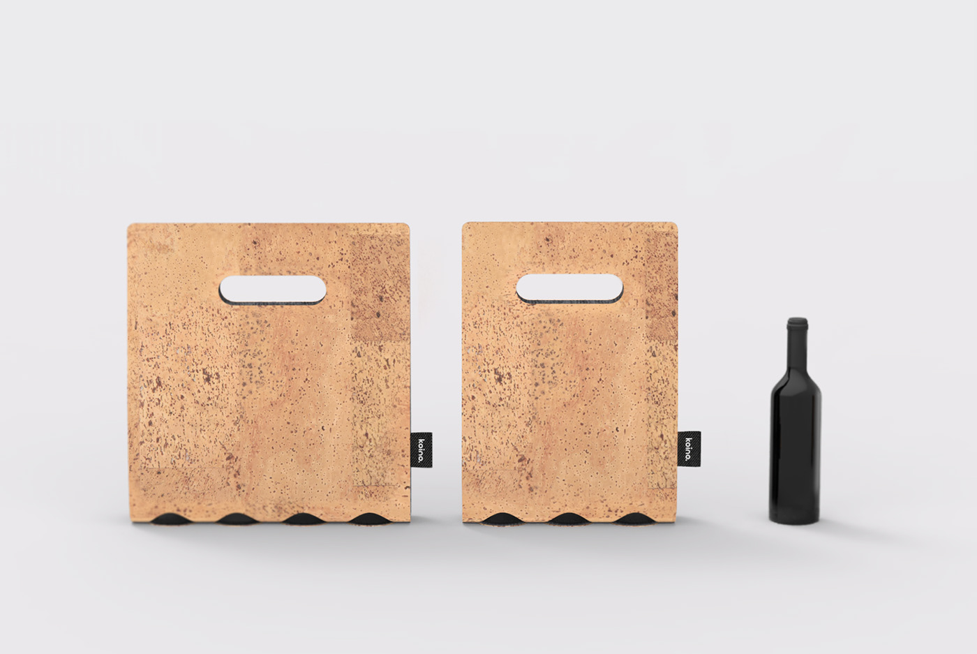 cork flatpack holder wine
