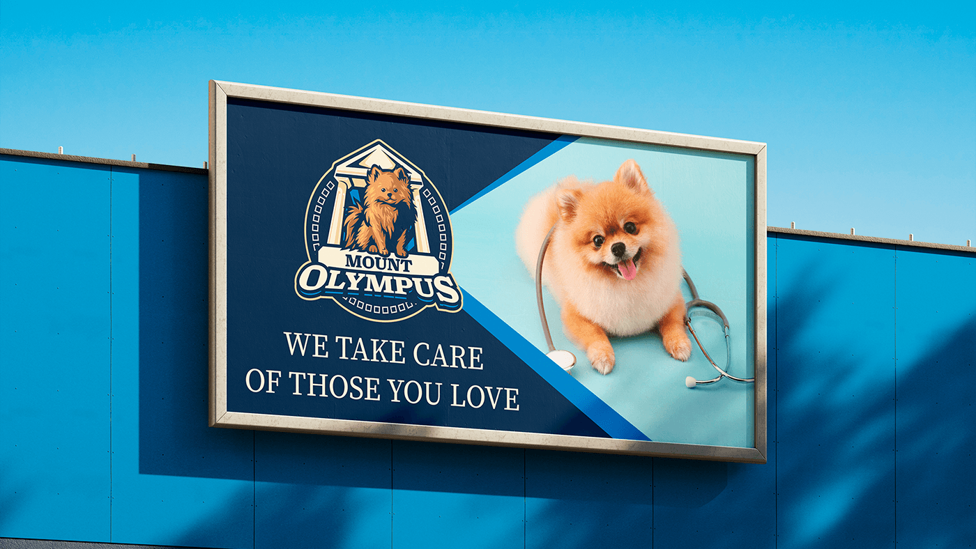 logo Logo Design veterinary dog dog illustration Pomeranian olympus