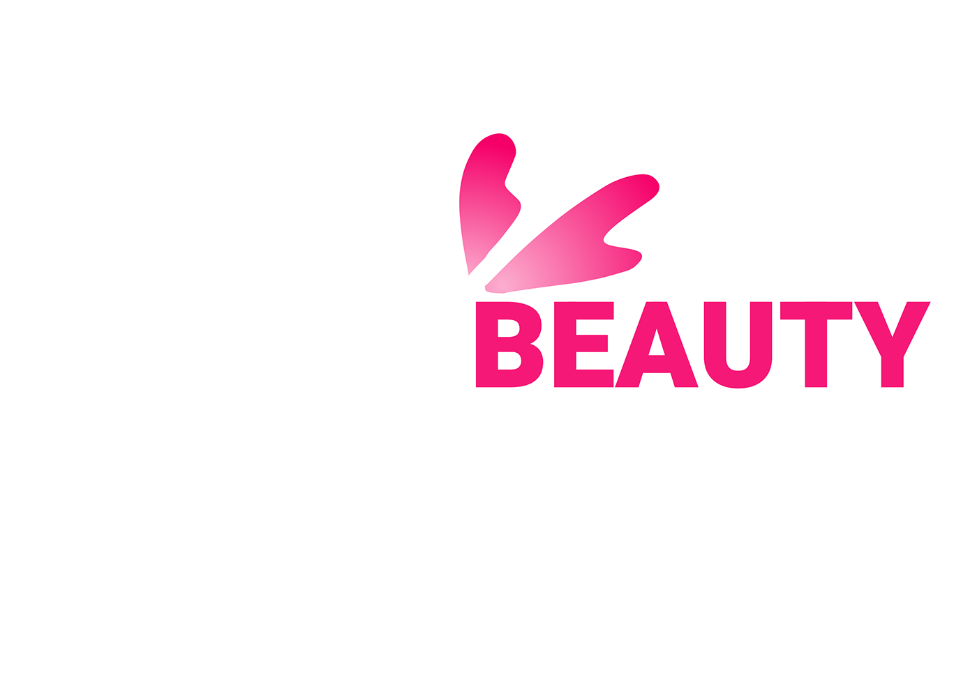 beauty logo Beauty Website blushbeauty nepal butterfly butterfly logo cosmetics logo Logo Design Pink logo plum goodness Premium Logo