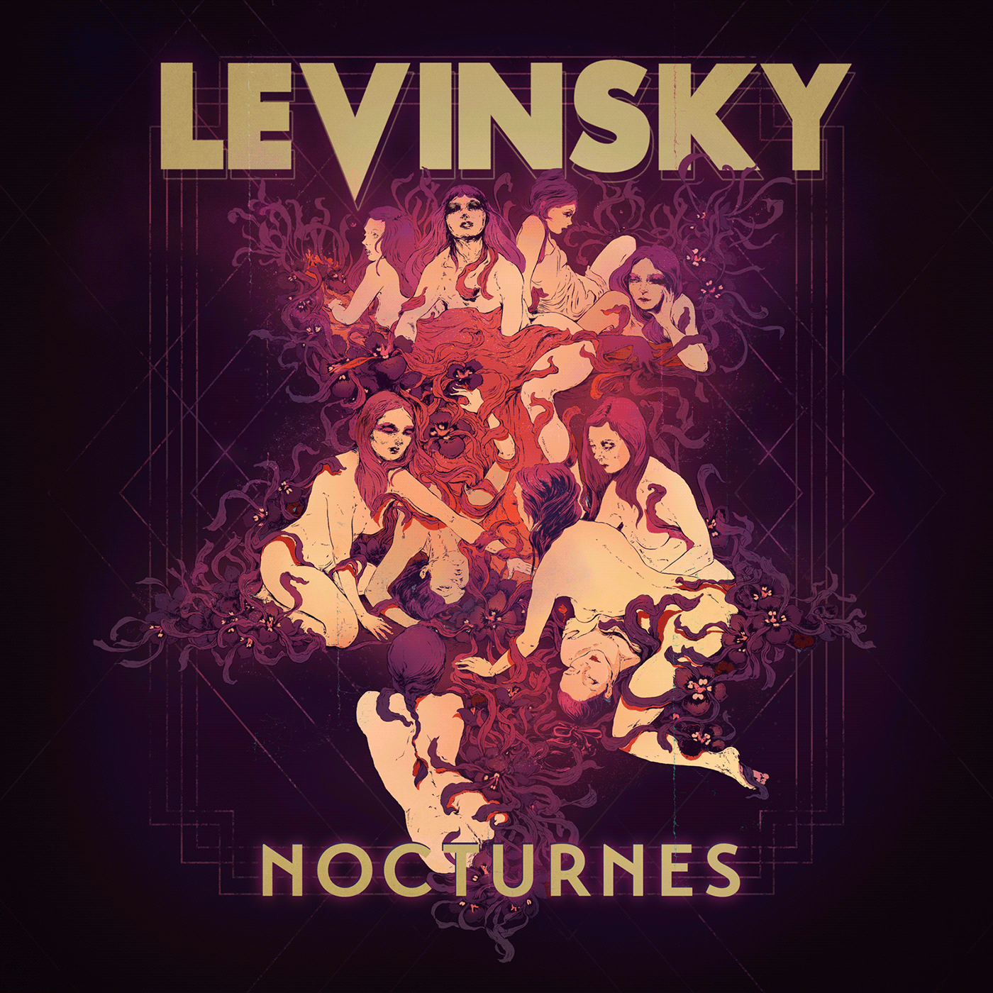 album art Cover Art cover illustration ILLUSTRATION  ink inkdrawing Levinsky Nature nocturnes