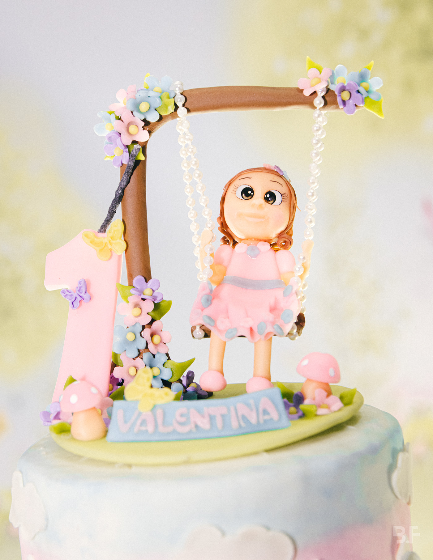 Image may contain: birthday cake, cake and wedding cake