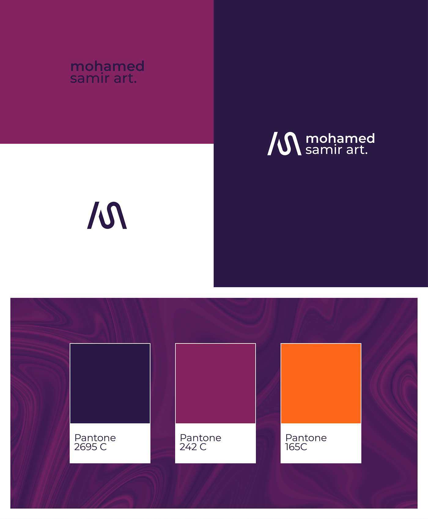 branding  personal branding ArtDirection Logo Design ILLUSTRATION  graphic design  purple Stationery brand colorful