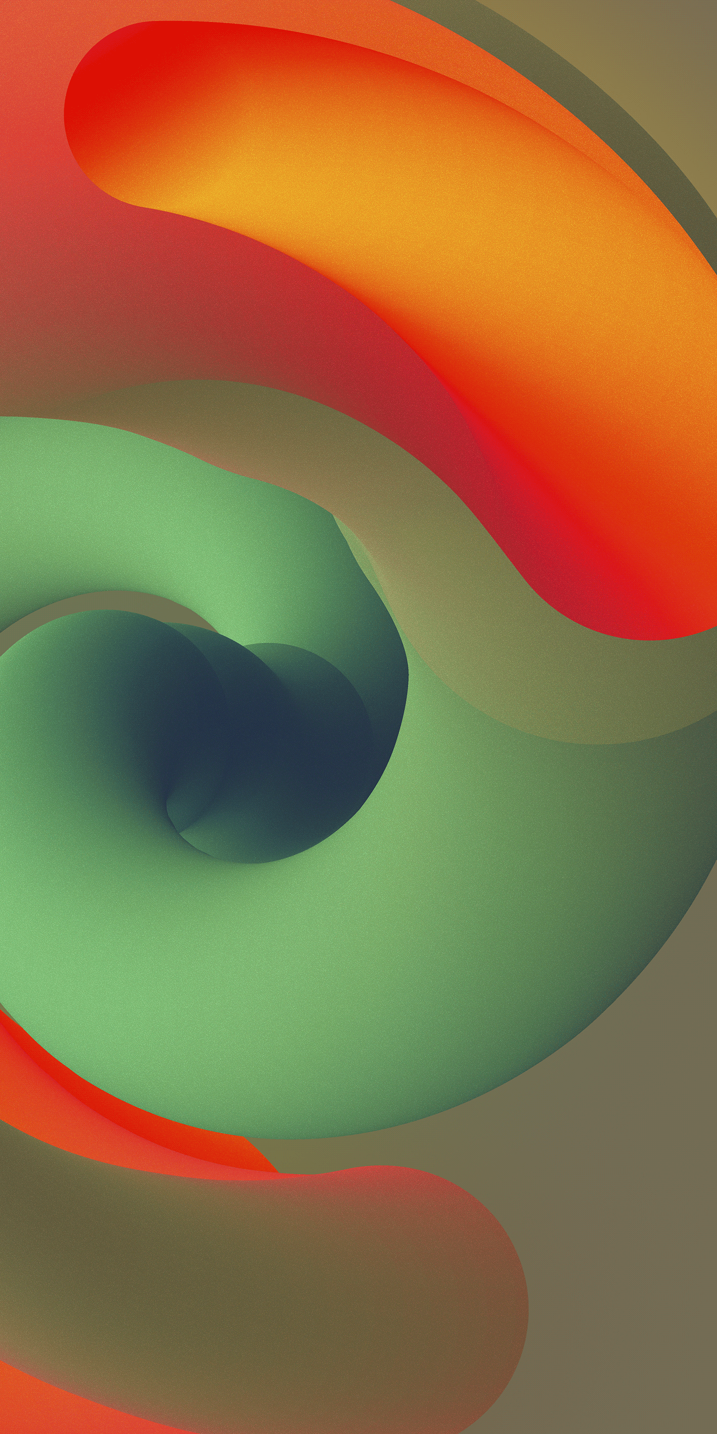 artwork Digital Art  gradient light neon science fiction shapes texture worm wallpaper