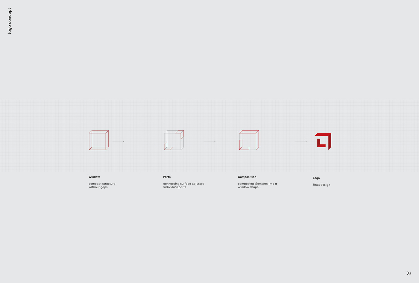 logo design brand branding  identity wood redesign minimalist Window concept