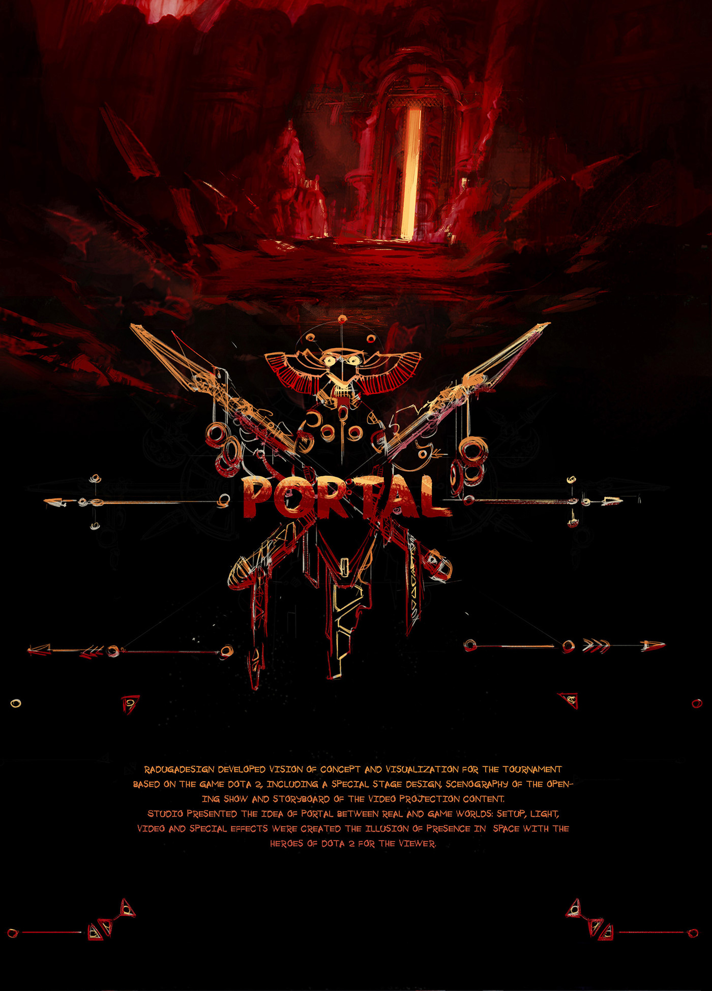 portal dota2 epicentr radugadesign animation  DOTA animatic battle setup story