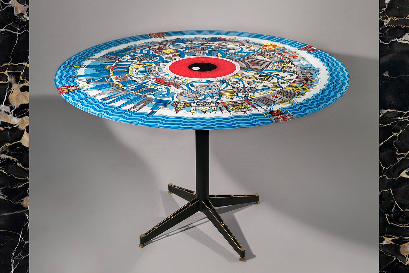 ILLUSTRATION  tarots art contemporary art table design cosmogony
