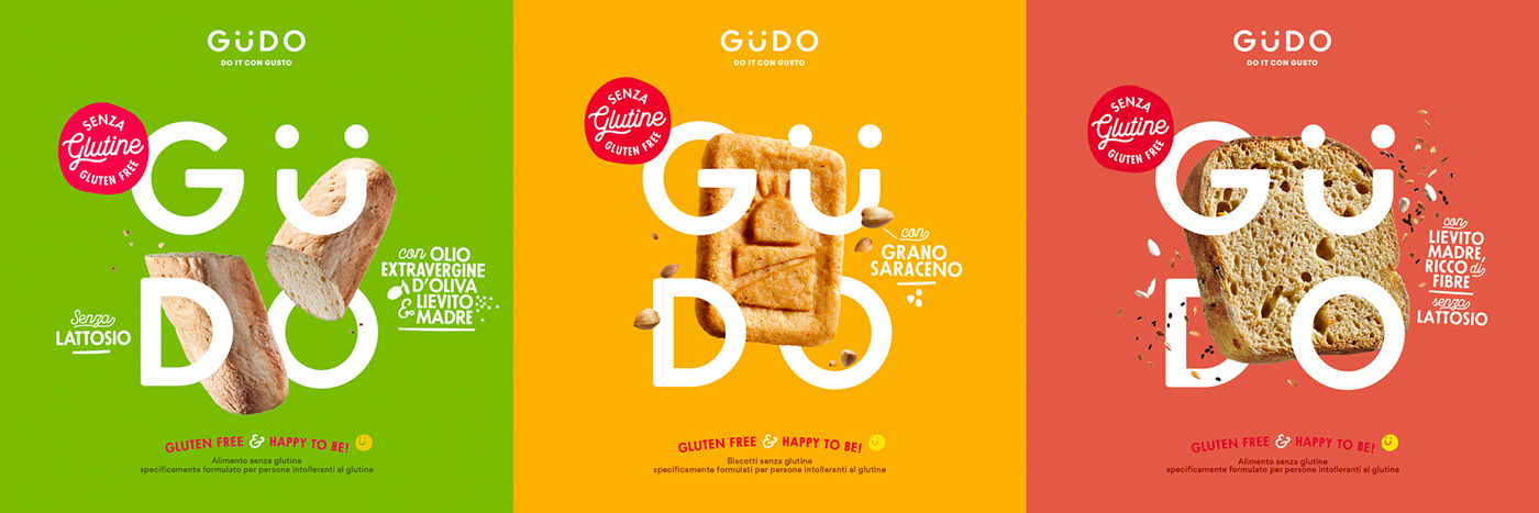 Gudo gluten free Food  multicolor color Pasta happy Good smile pop