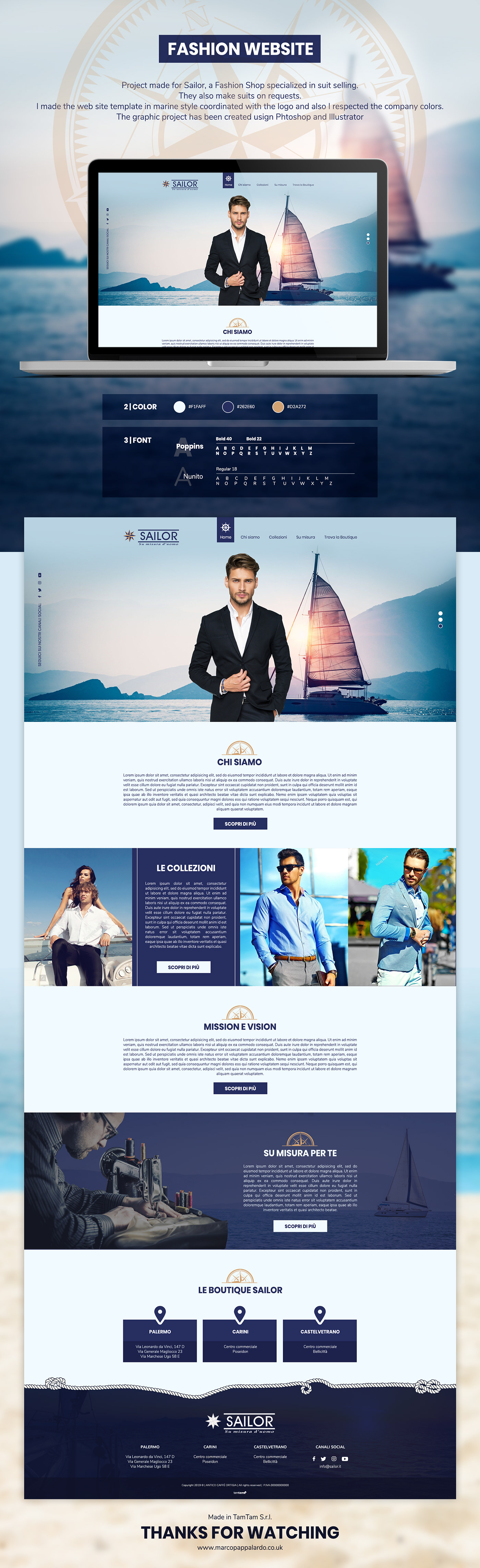 suit Fashion  Website Webdesign ux UI Style shop cloth marine