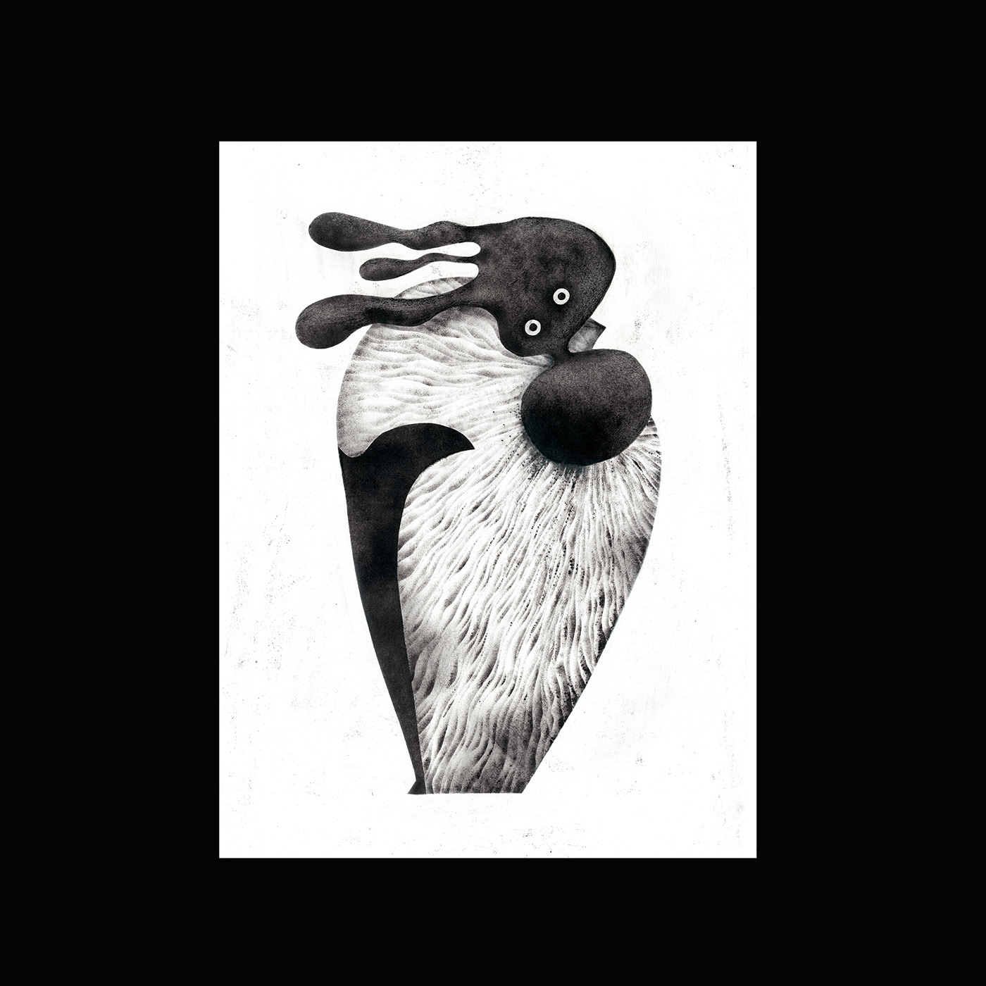 bird blackandwhite esthetic graphics handdrawing ink Nature shapes stencil textures