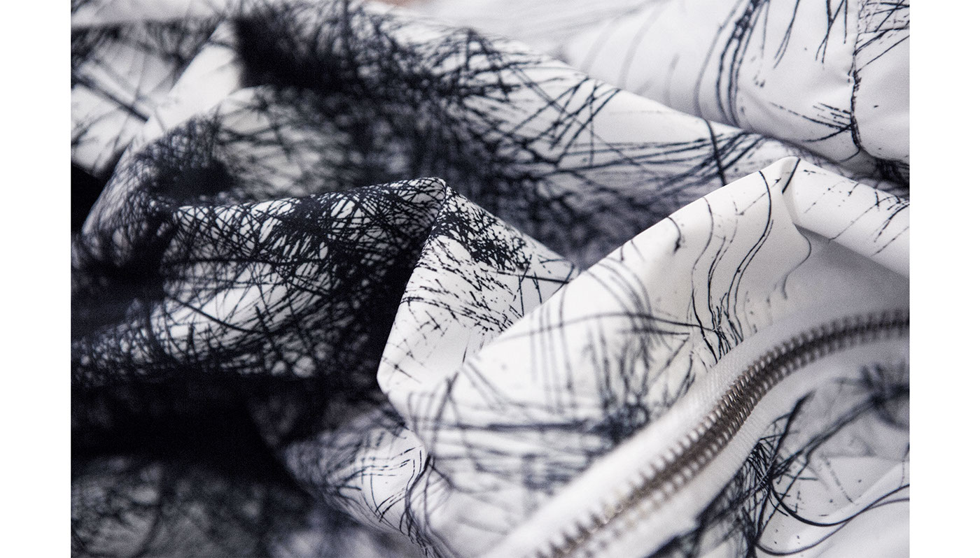 pattern concept clothes design studio Sweden Stockholm gallery instalation cover artwork