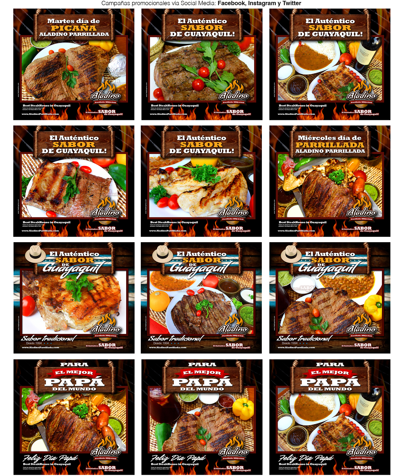 grill BBQ logo folleto brochure menu Ecuador guayaquil Tradició Traditional Food