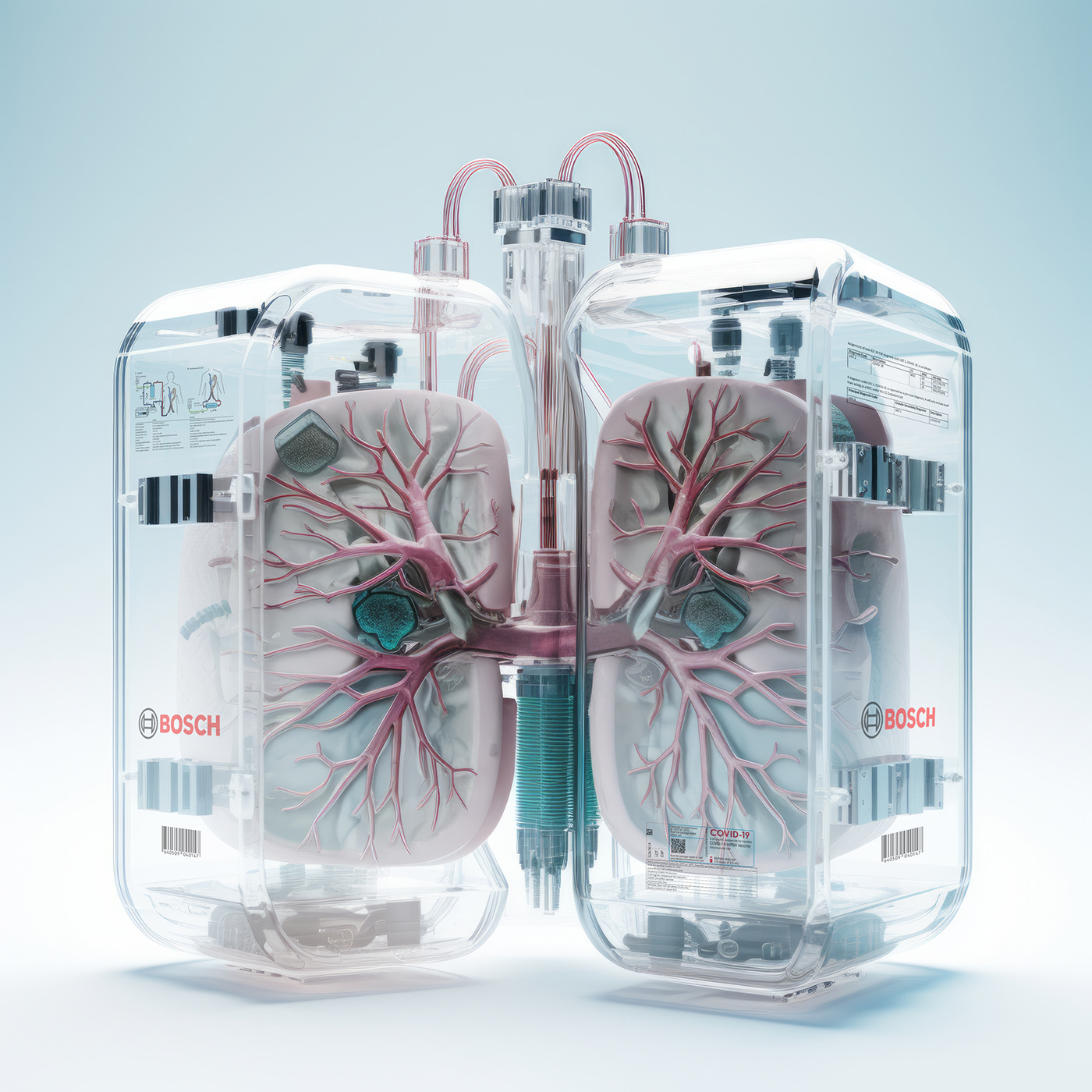 midjourney ai artwork concept art transparent design heart body medicine Cyberpunk