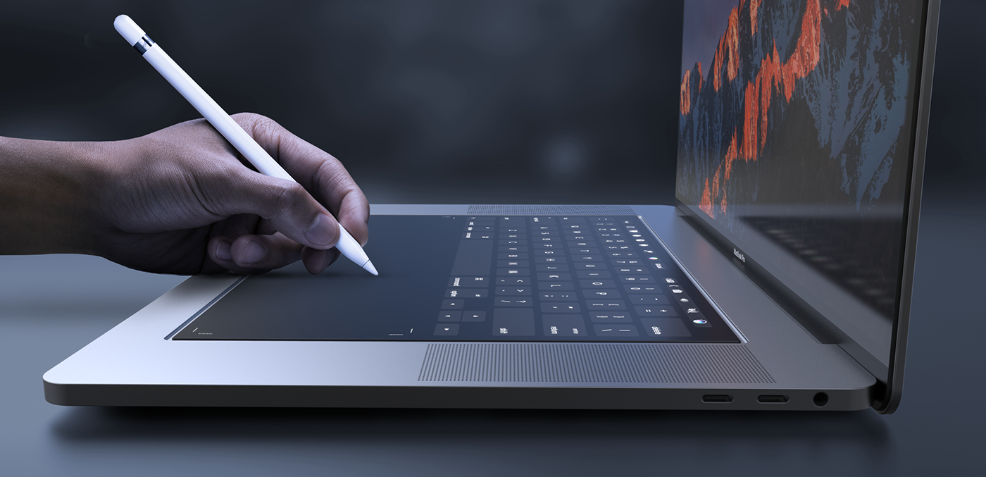 MacBook Pro 2018 apple concept student Computer Interface macos macbook apple pencil