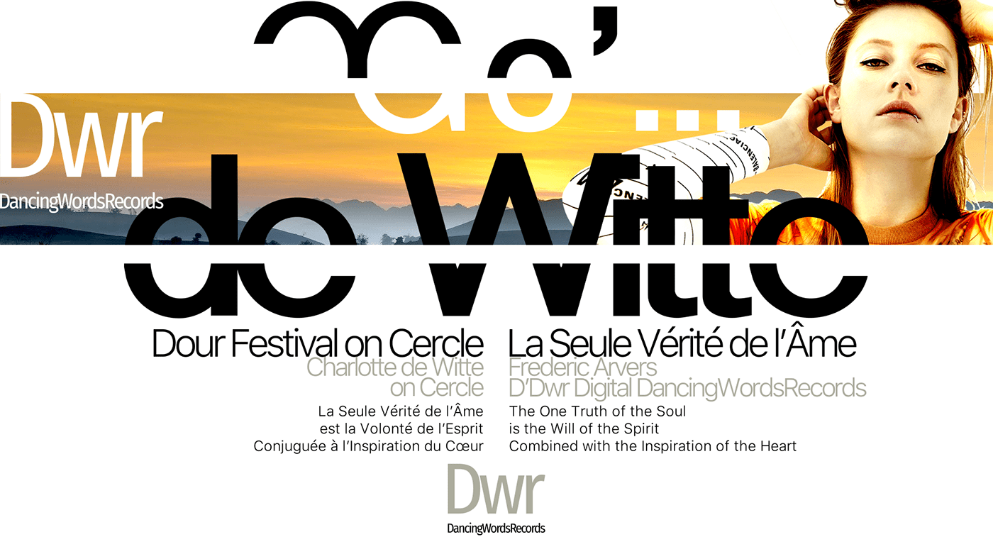 #DancingWordsRecords #FredericArvers D'DWR Dourfestival editorial design  experience design interactive design ui ux
