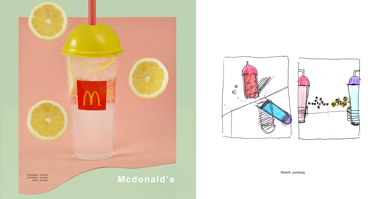 McDonald’s food design Food  snack