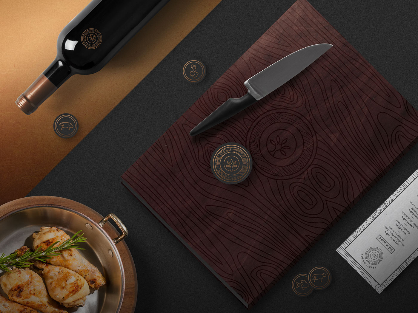 restaurant Food  identity brand butcher stationary Webdesign Web meat beaf BULLSEYE Awards nogueiras nogueiras firefood grill