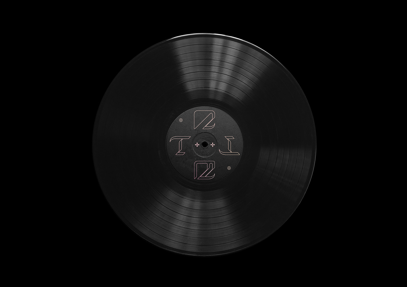 cd chrome cover disk DVD moon sound typography   vinyl