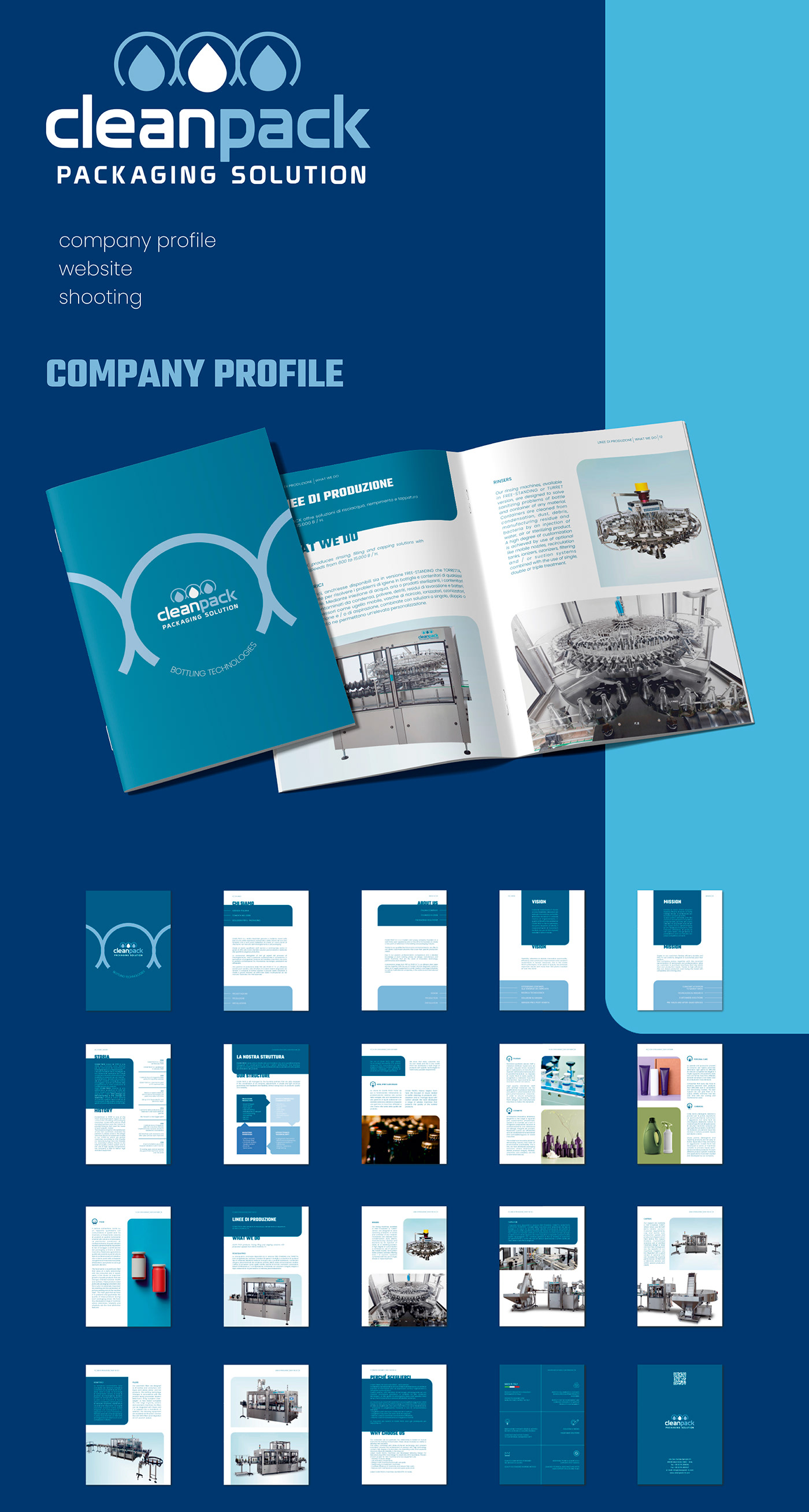 brand brand identity brochure company profile corporate Photography  site visual Web Design  Website