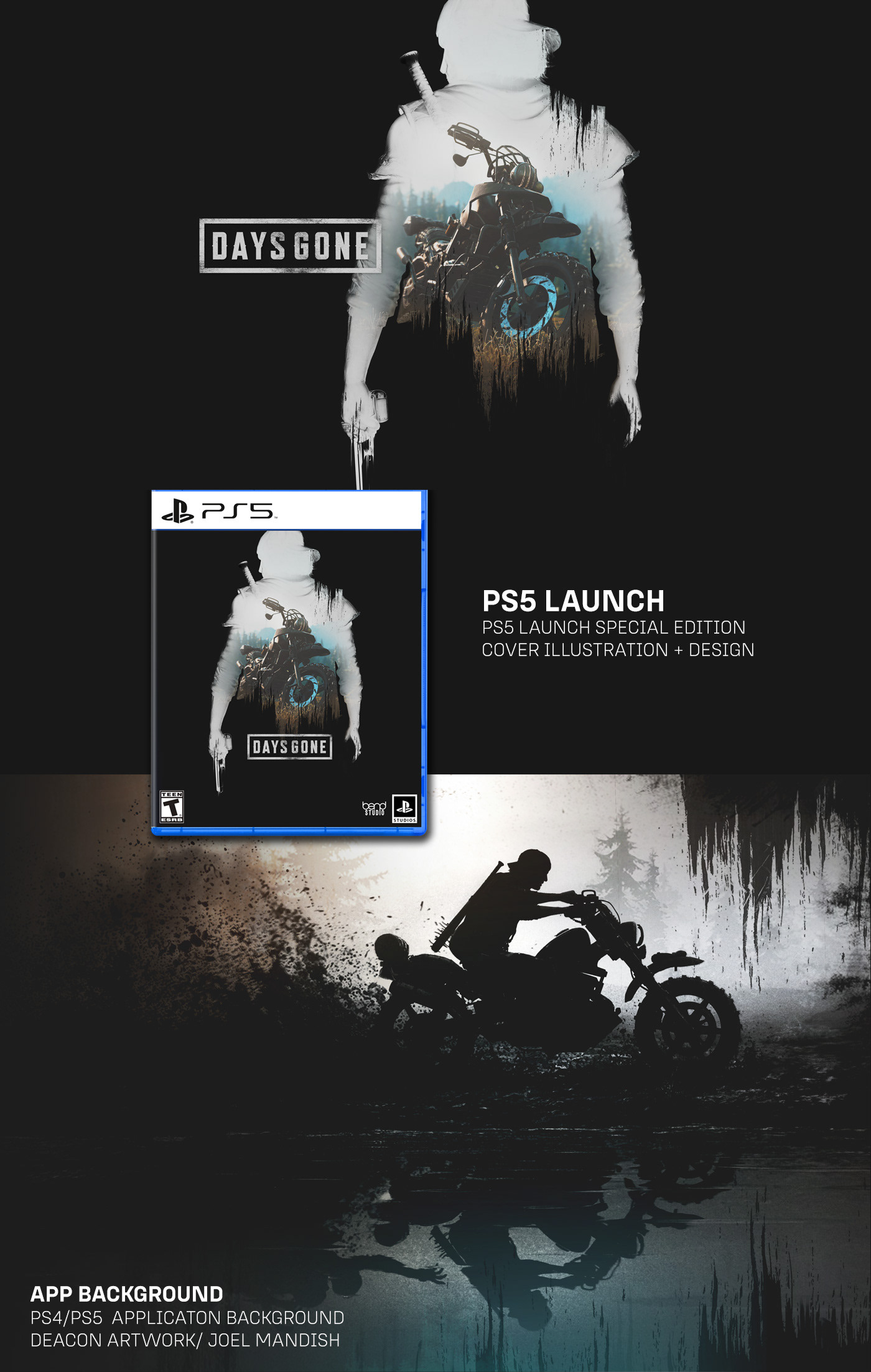 ArtStation - Playstation 5 (Days Gone Edition) (Fan-concept)