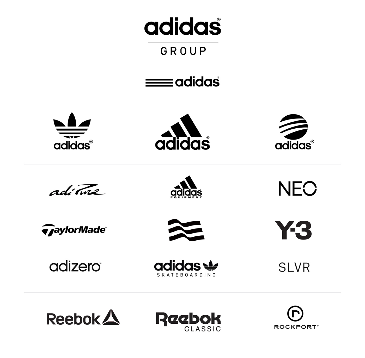 logo of adidas company