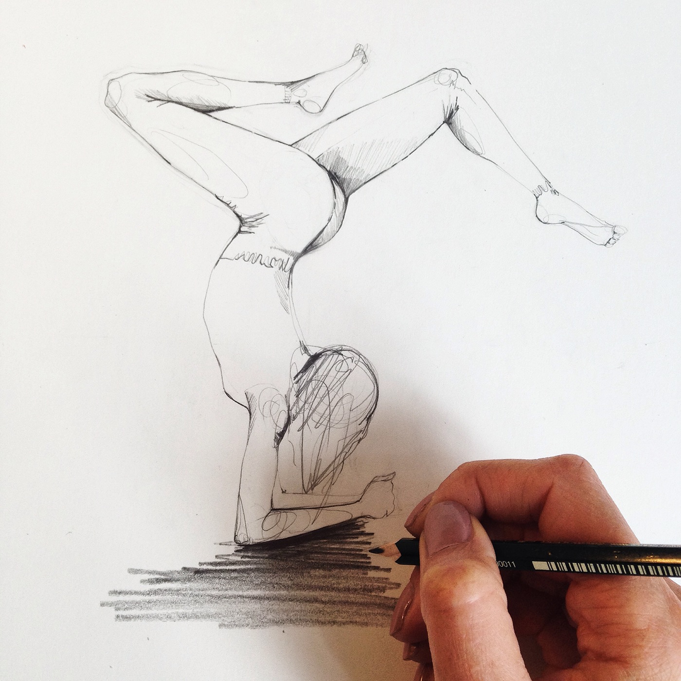 Yoga sketch Drawing  Poses asanas watercolour line drawing line and colour expressive