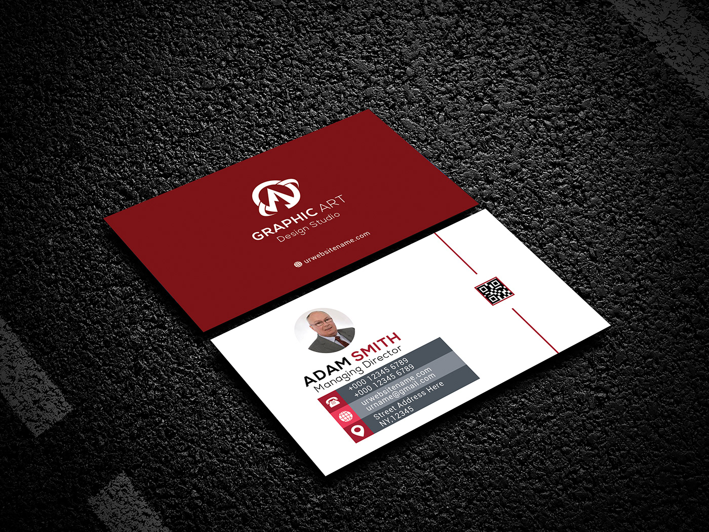 branding  business card Name card stationery design print design  card design Corporate Business Card visiting card