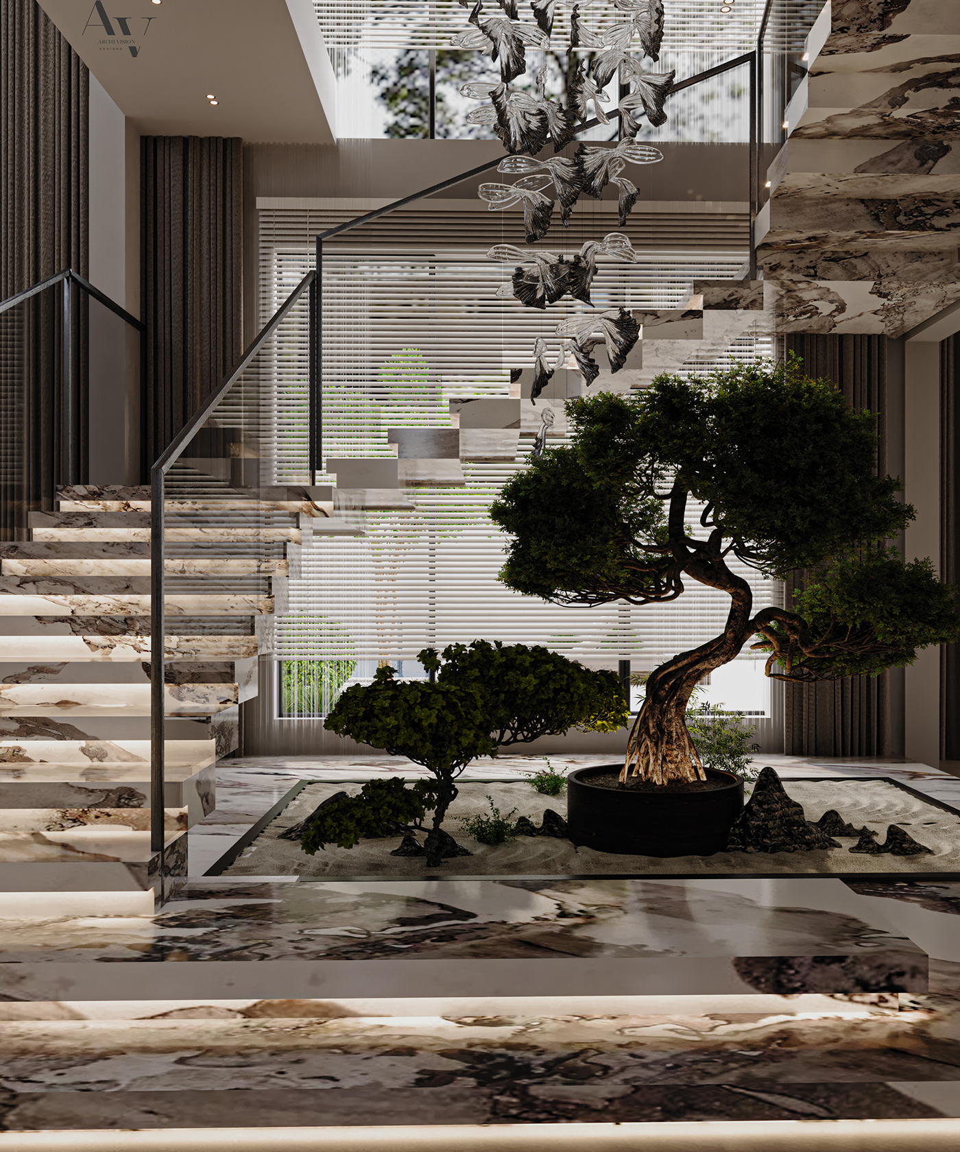 indoor architecture Render visualization interior design  corona modern 3ds max archviz exterior