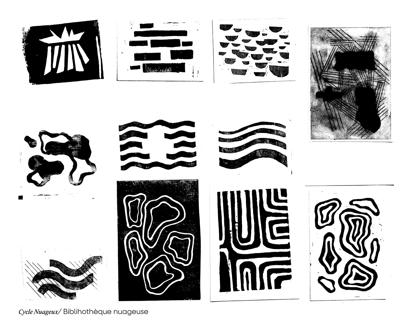 graphisme print InDesign linogravure linocut reliure copte Arts graphiques design graphique mise en page Edition Design