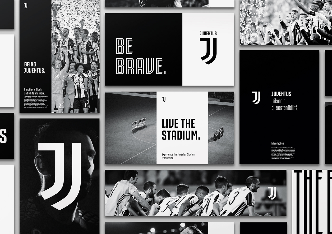 Juventus SerieA football brand VECCHIASIGNORA calcio bianconero team story Championsleague