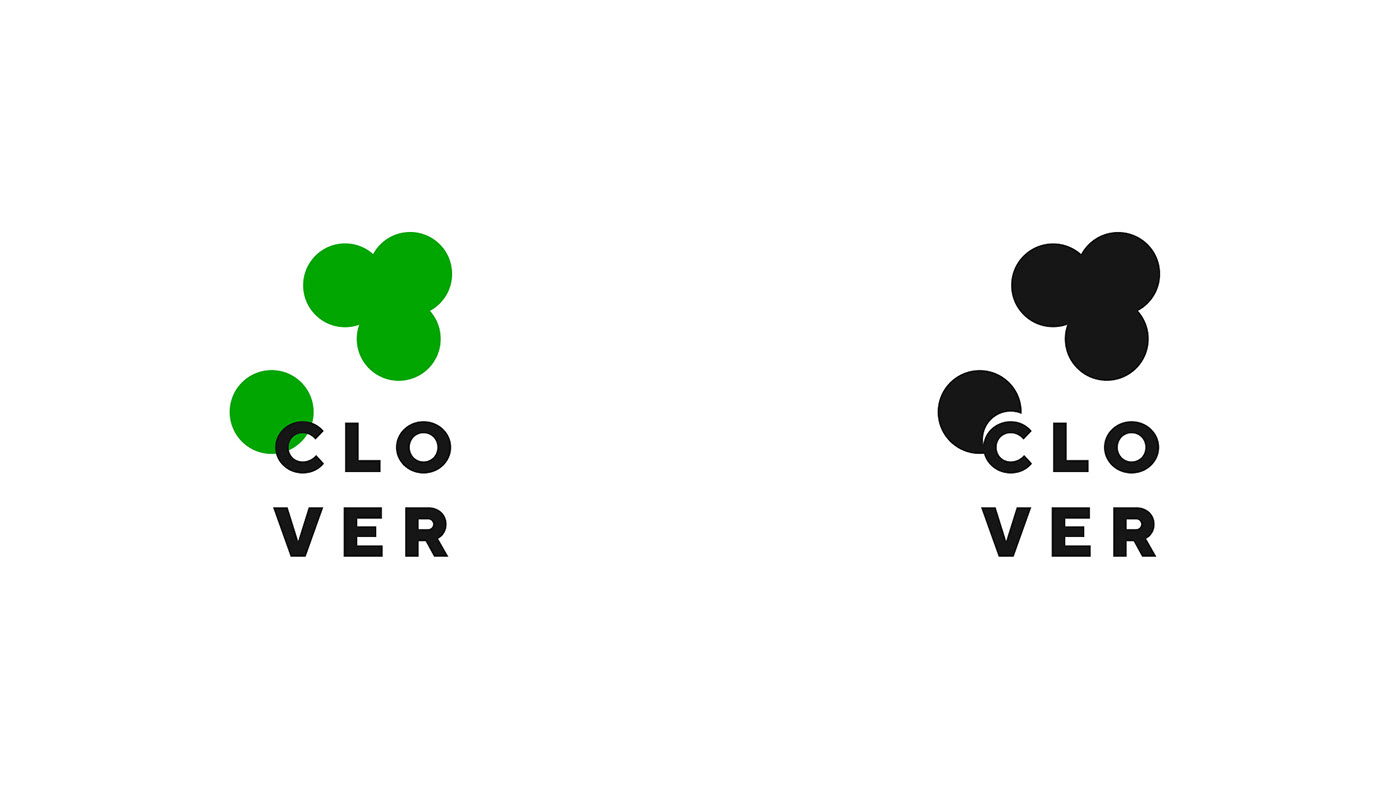 clover logo Style game bar party clever