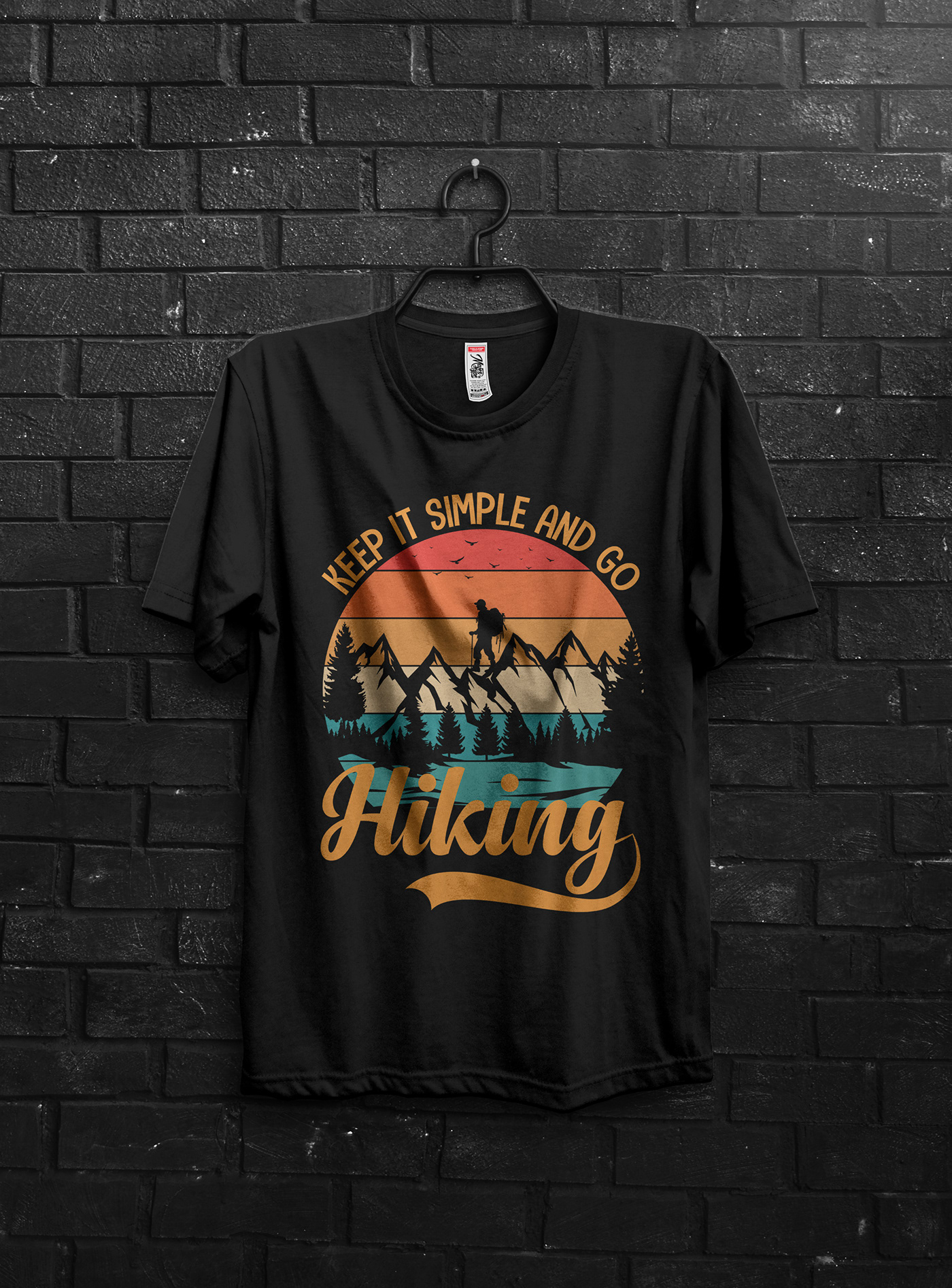 t-shirt Clothing camping adventure hiking outdoors mountains merchandise campaign usa