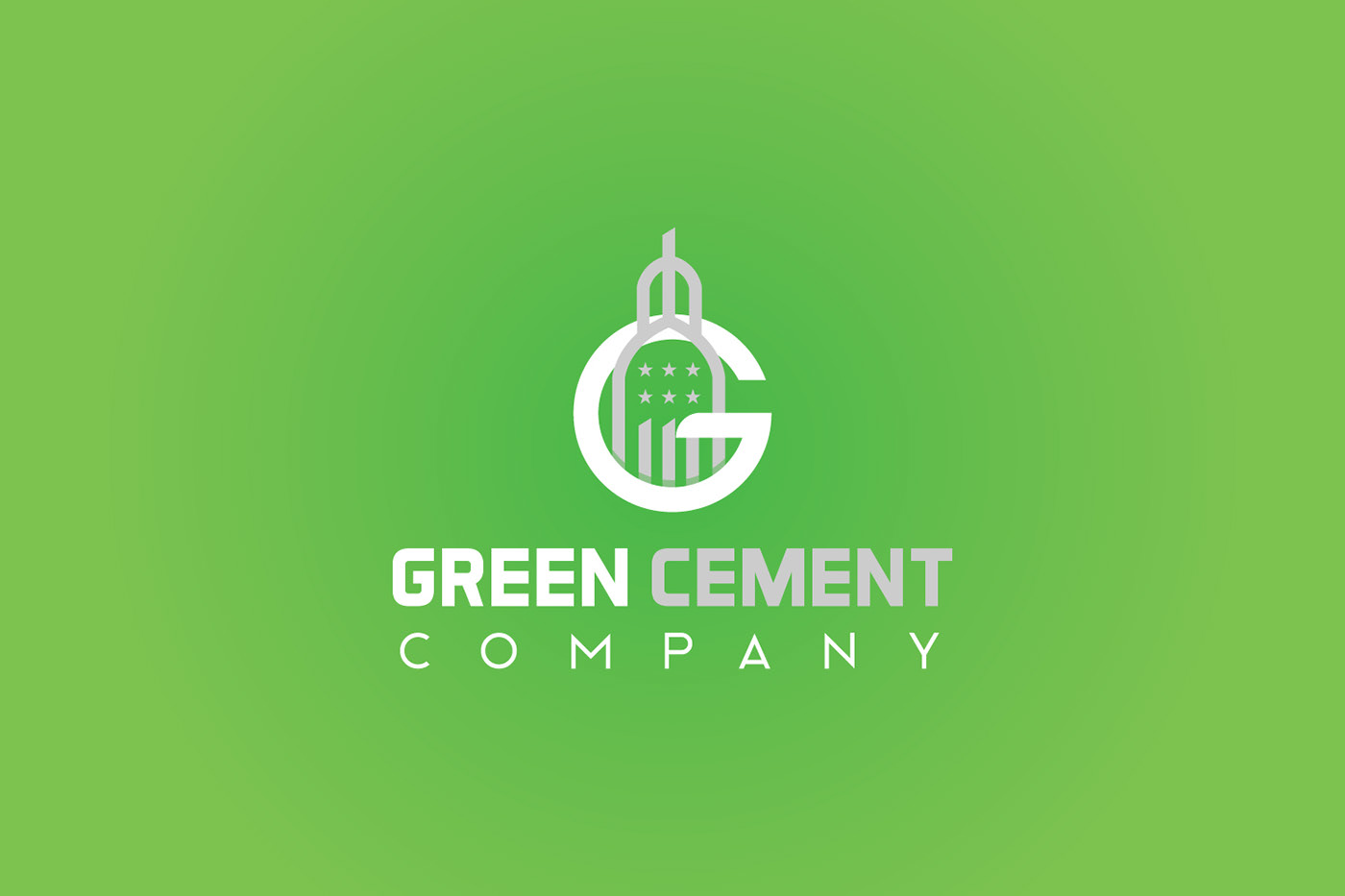 Green Cement Logo Design on Behance