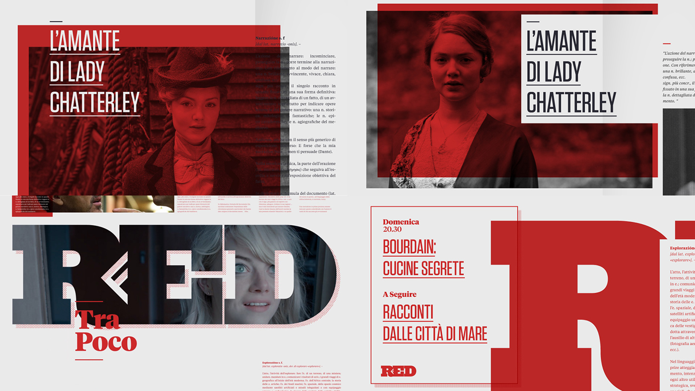 Ident brand Channel Rebrand TV channel la effe refresh design flat editorial Nerdo Pack тв