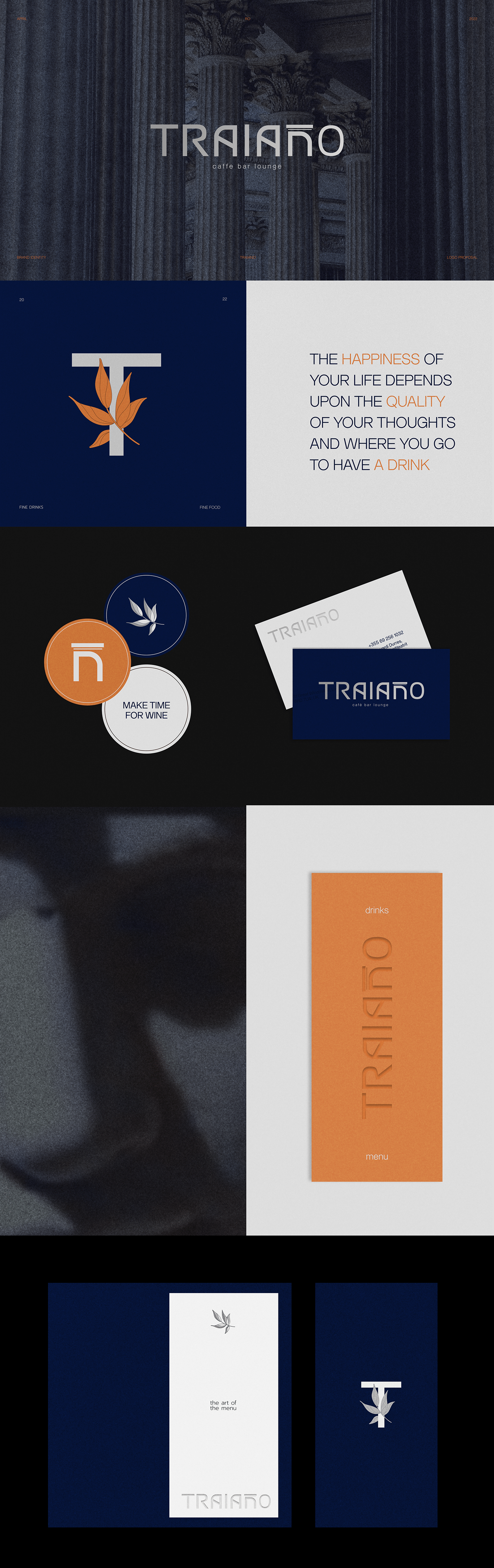 bar Brand Materials cafe Logo Design lounge menu design typography   visual identity