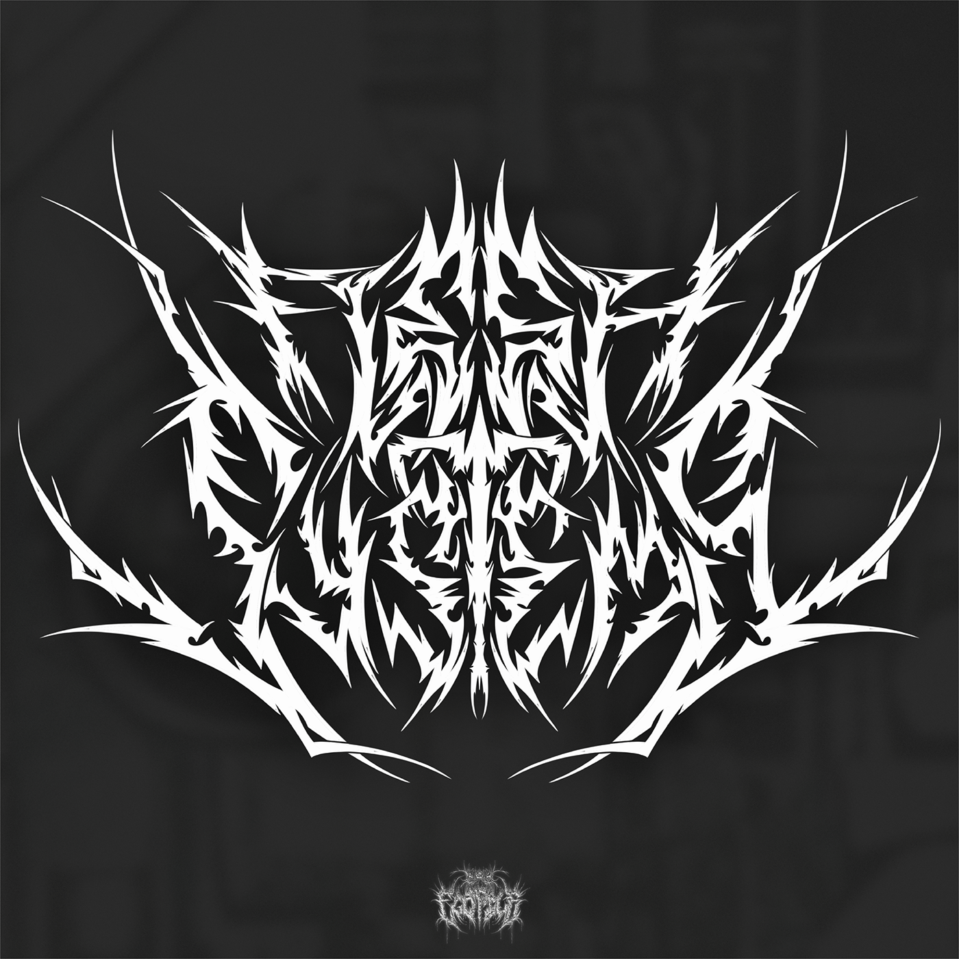 logos logofolio deathcore metal band dark art Brutal logo black metal lettering Logo Design