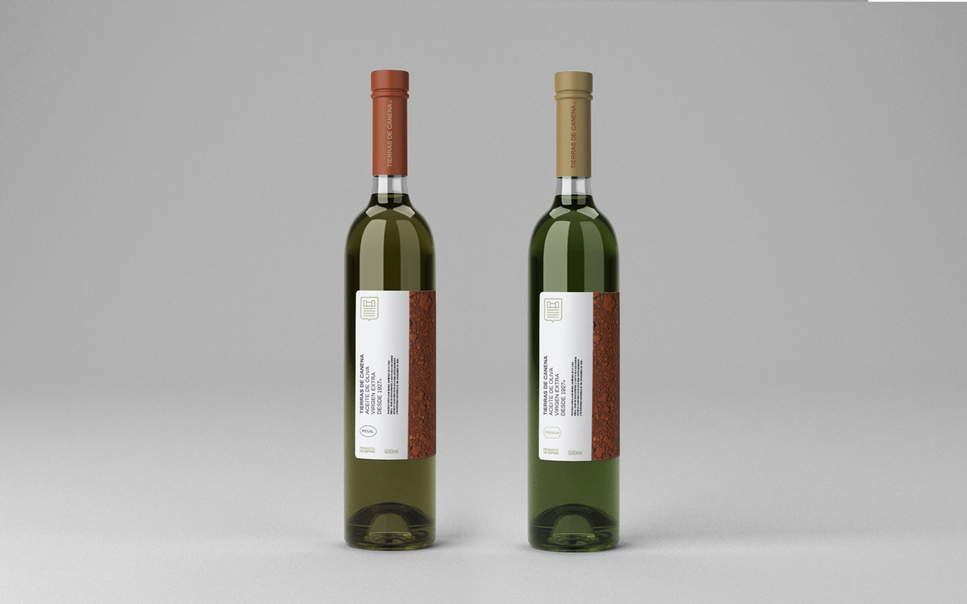 bottle brand branding  Label logo natural olive Packaging premium shield