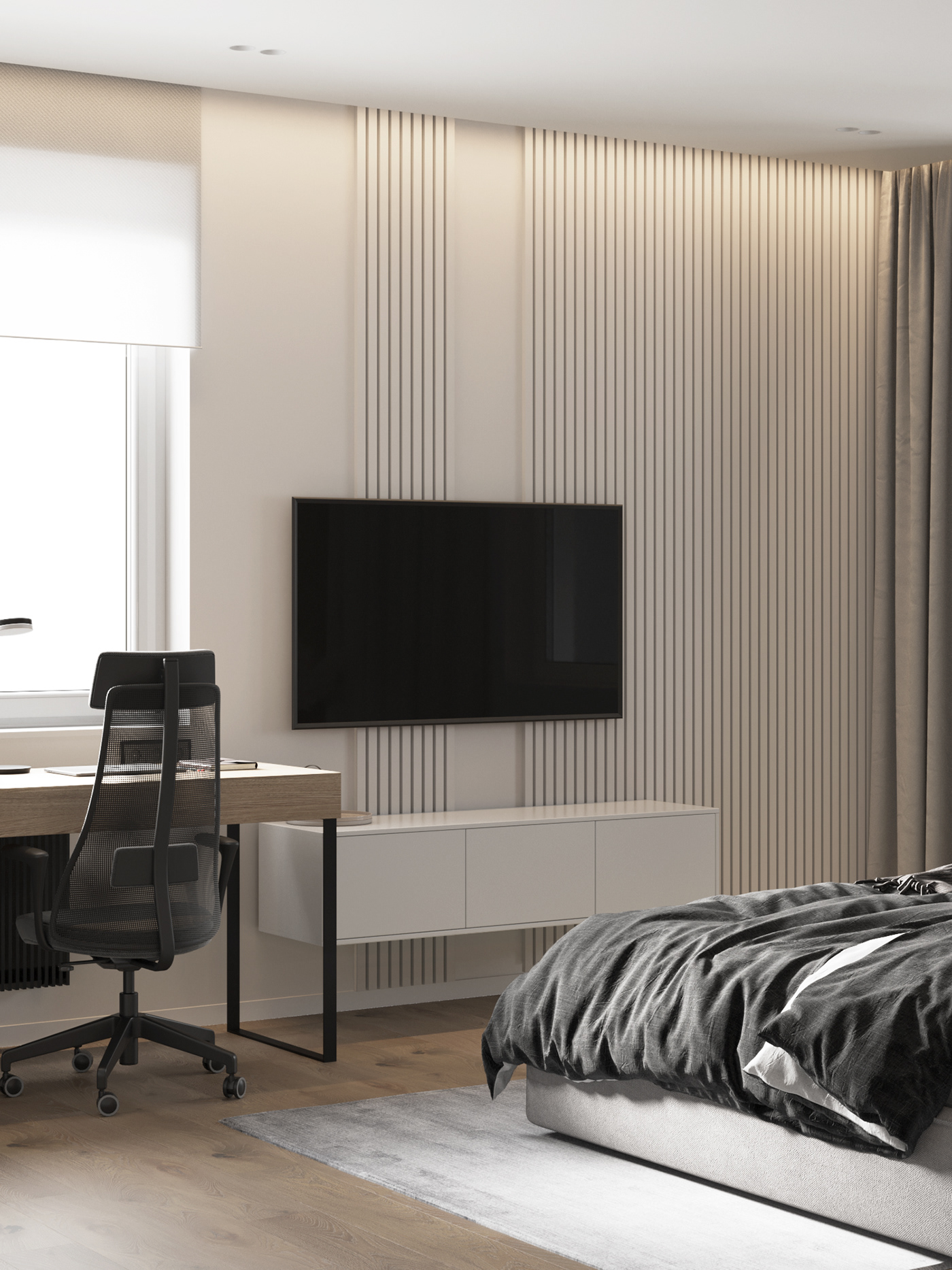 apartament design interior design  Minimalism Minimalistic interior Modern Design visualization